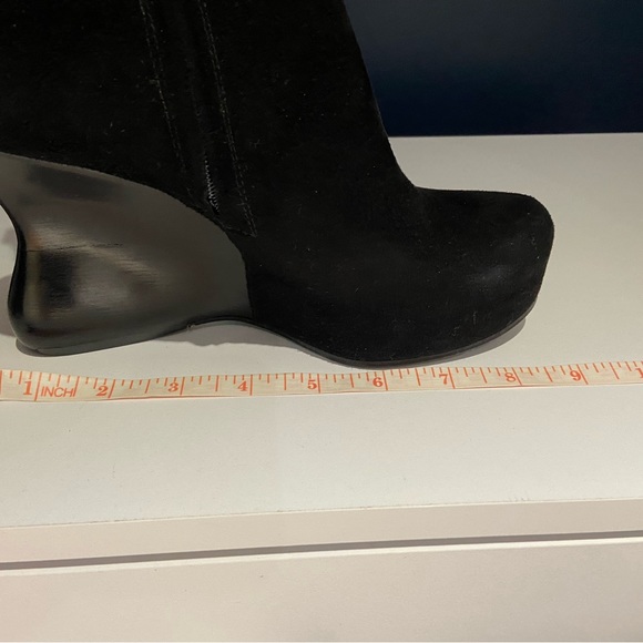 Black suede boots size 37 - Picture 8 of 11